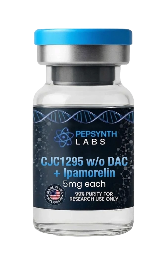 Pepsynth Labs CJC 1295 Ipamorelin blend 5mg each research vial