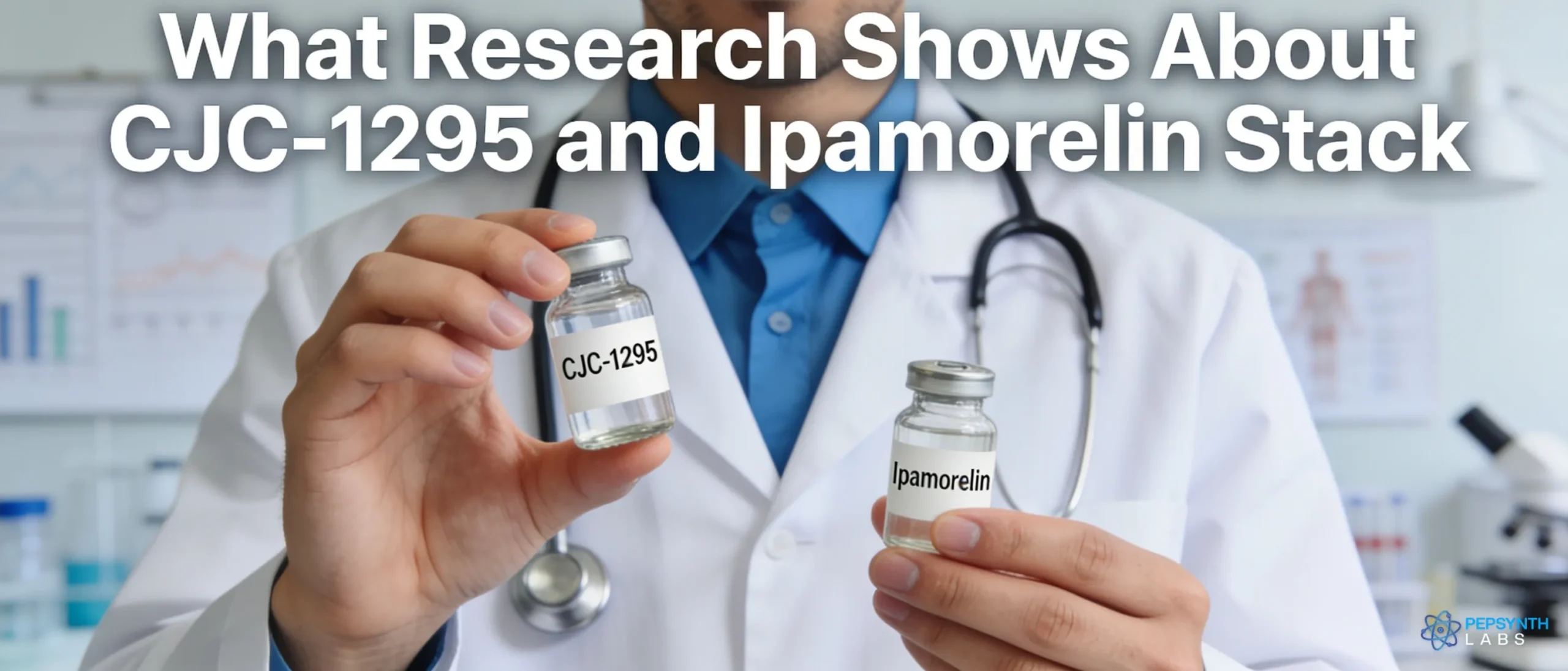 CJC-1295 is a growth hormone releasing hormone analog that stimulates pituitary GH release through
